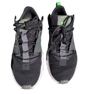 Nike Crater Impact Women Shoes Size 7 Black/White/green Athletic Running Sneaker